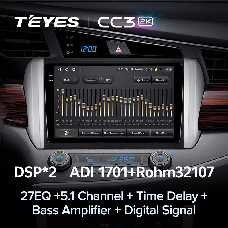 Toyota Innova (2015 2022) Single DIN Head Unit T'EYES T'EYES